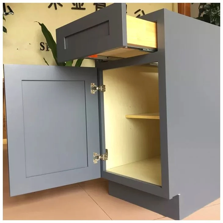 dark gray shaker cabinets
