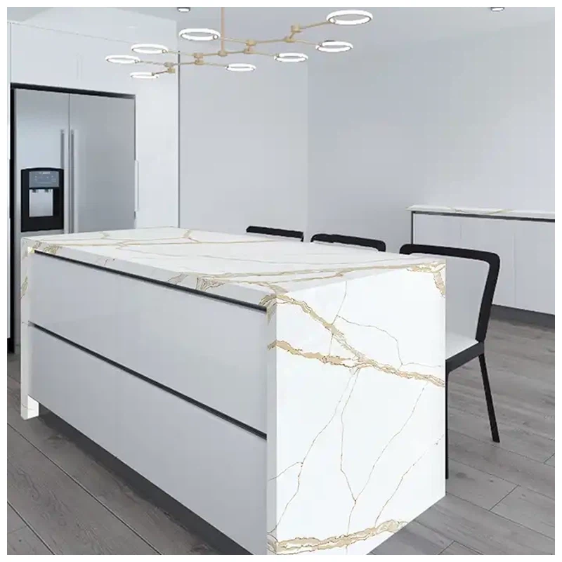 The Trendiest Quartz With Calacatta Gold