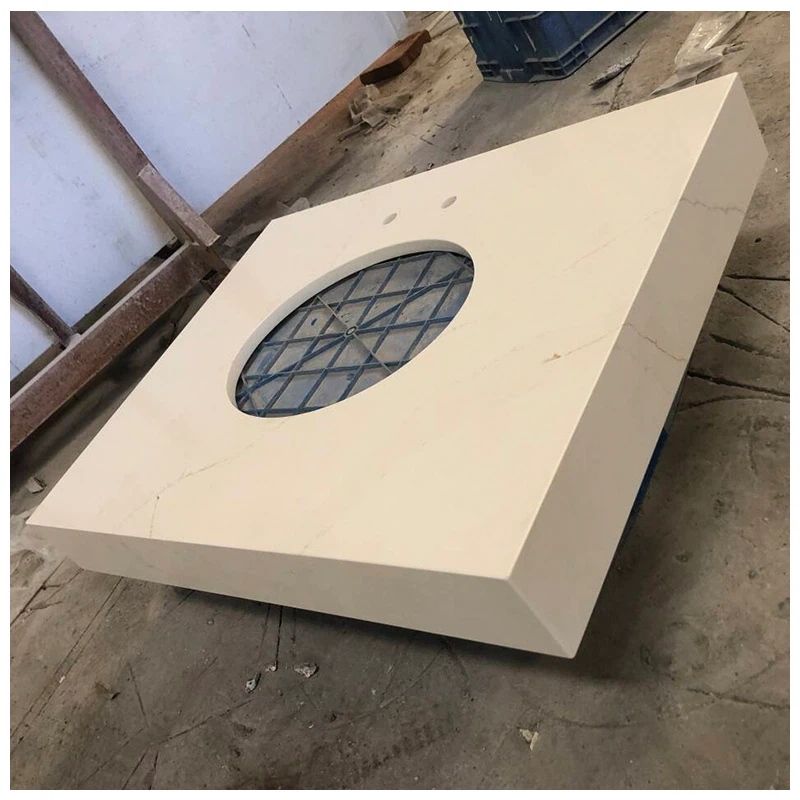 Calacatta White Quartz Vanity Countertop