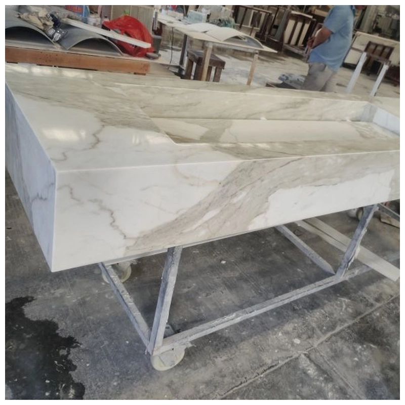 Calacatta Gold Marble Vanity Sinks