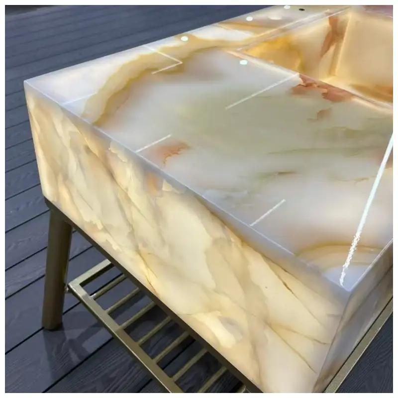 White Onyx Integrated Basins