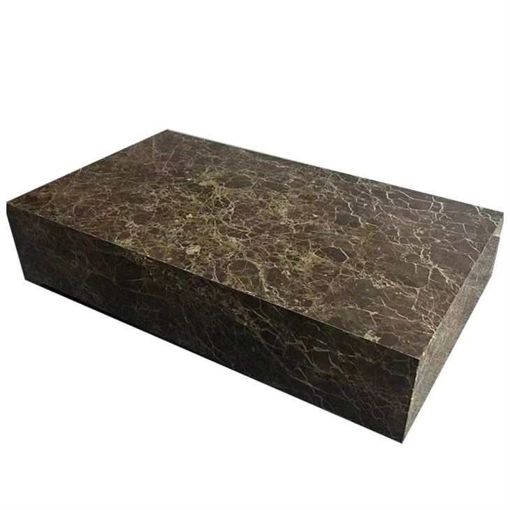 Masute de cafea Emperador Dark Marble Plinth