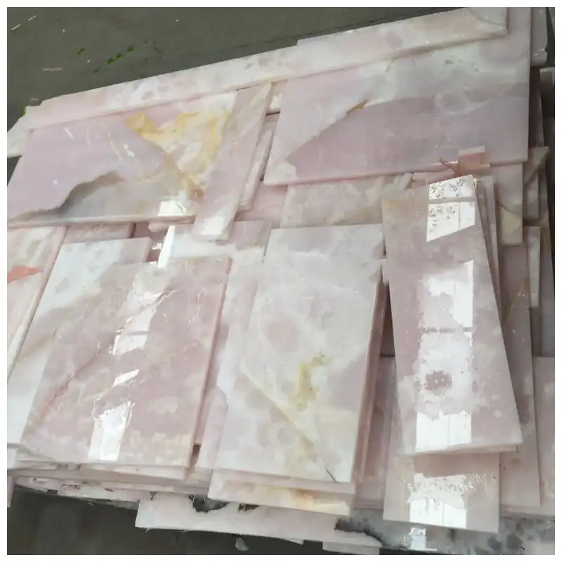 Light Pink Onyx Marble Wall Tile Light Pink Onyx Marble Wall Tile